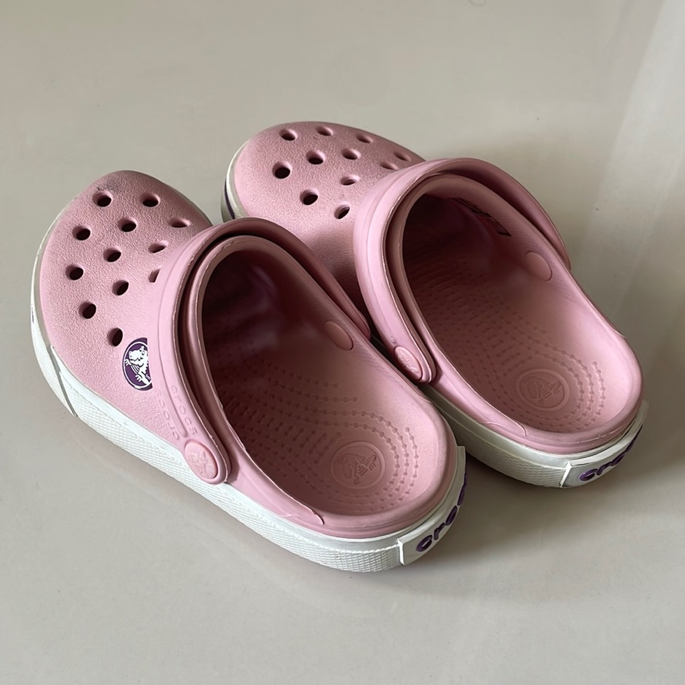 Pink Toddler Crocs Crocband II | Size 8 toddler